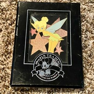 New Disney Parks Jumbo Tinkerbell Sparkle Stars Pin on Pin 42926